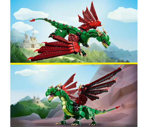 LEGO Creator 31161 Średniowieczny smok - 1283663 - zdjęcie 11